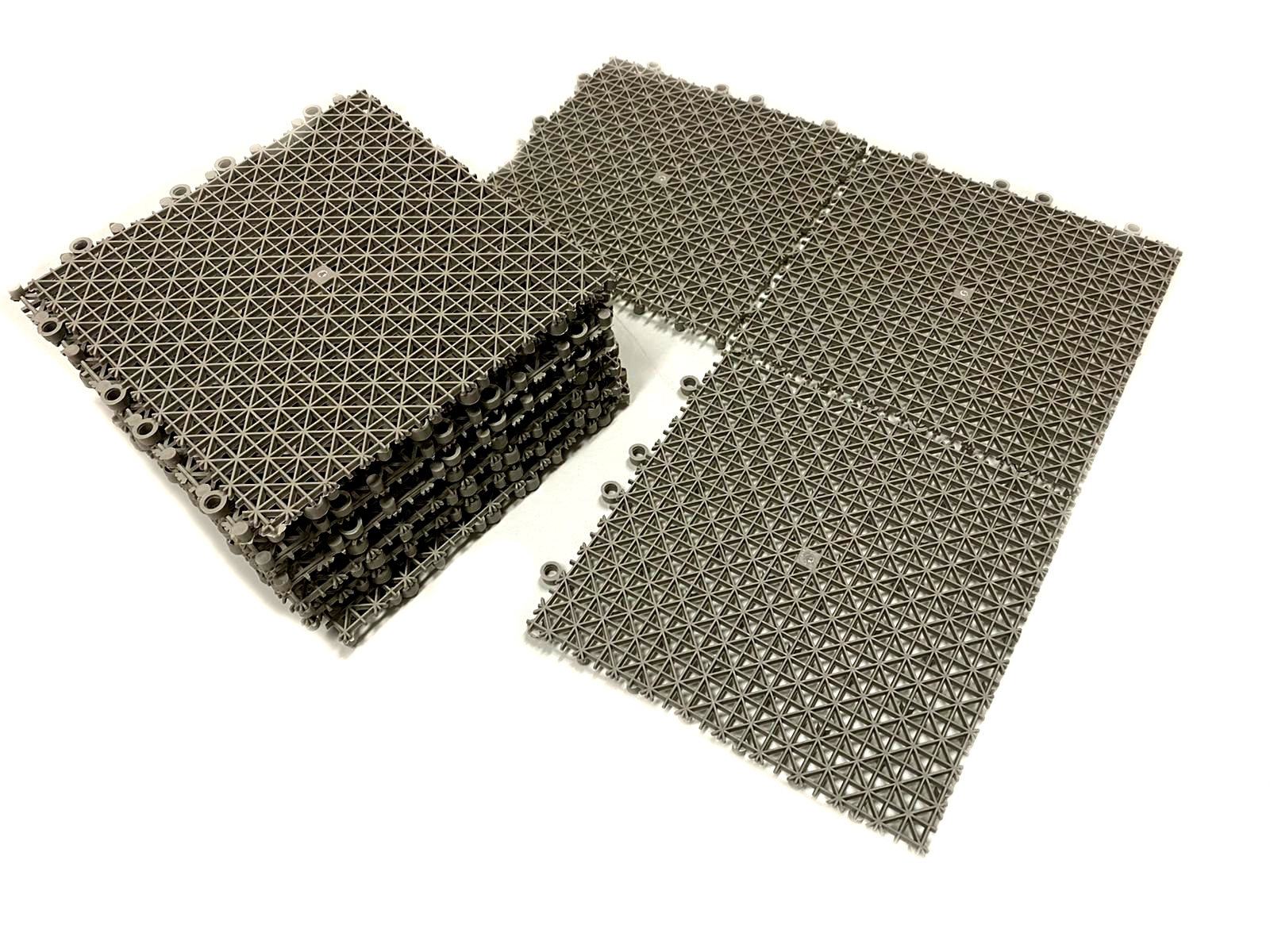 25x25 gri plastik ıslak zemin karosu açık ızgara yüzey