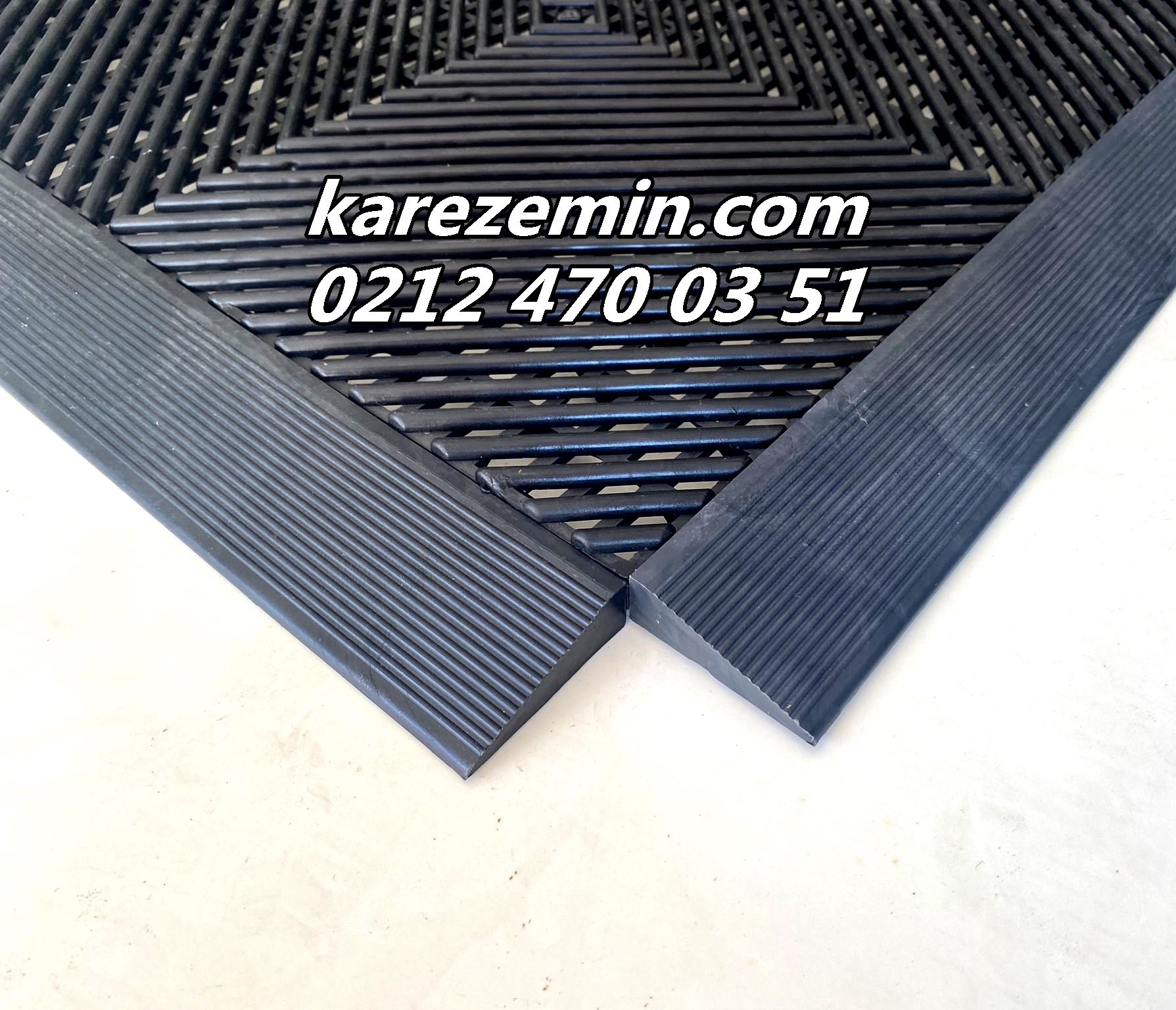 Modüler karo ve rampa kenarı uygulama detayı